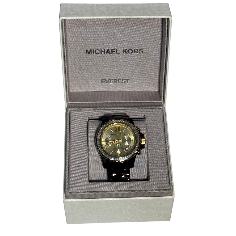 MICHAEL KORS WOMEN´S EVEREST TORTOISE ACETATE Watch - Picture 10 of 11